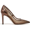 image:imageSam Edelman Womens Hazel Mesh PumpsBronze Metallic Glitz