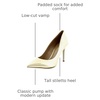 image:imageSam Edelman Womens Hazel Pointed Toe PumpAmber Gold Leather