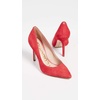 image:imageSam Edelman Womens Hazel Pointed Toe PumpCoral Punch Suede