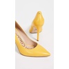 image:imageSam Edelman Womens Hazel Pointed Toe PumpLemon Zest Leather