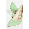 image:imageSam Edelman Womens Hazel Pointed Toe PumpSummer Green Suede Leather