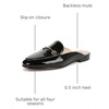 image:imageSam Edelman Womens Linnie Flat MulesBlack Patent Leather