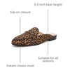 image:imageSam Edelman Womens Linnie Flat MulesBrown Leopard Calfhair Multi