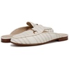 image:imageSam Edelman Womens Linnie Flat MulesWhiteNatural Striped Linen