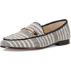 image:imageSam Edelman Womens Loraine Bit LoaferBlackNatural Striped Linen