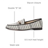 image:imageSam Edelman Womens Loraine Bit LoaferBlackNatural Striped Linen
