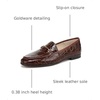 image:imageSam Edelman Womens Loraine LoafersDark Brown Croco