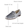 image:imageSam Edelman Womens Loraine LoafersMatte Silver Sequin