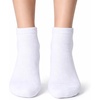 image:imageSam Edelman Womens Low Cut Socks  6 PK Half Cushion Soft Socks for SneakersBallet SlipperWhiteGrey