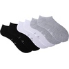 image:imageSam Edelman Womens Low Cut Socks  6 PK Half Cushion Soft Socks for SneakersBlackWhiteGrey