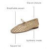 image:imageSam Edelman Womens Marcie Woven Mary Jane FlatsAmber Gold