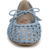 image:imageSam Edelman Womens Marcie Woven Mary Jane FlatsLight Denim Blue