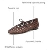 image:imageSam Edelman Womens Marcie Woven Mary Jane FlatsTerazzo Brown
