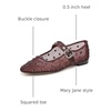 image:imageSam Edelman Womens Michaela Mesh Ballet FlatsFrench Merlot Glitz Mesh