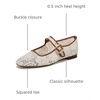 image:imageSam Edelman Womens Michaela Mesh Ballet FlatsNatural Floral Crochet