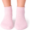 image:imageSam Edelman Womens Quarter Socks  6 PK Cushioned Cotton Scalloped Edge SocksBallet SlipperIvory