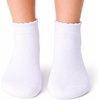 image:imageSam Edelman Womens Quarter Socks  6 PK Cushioned Cotton Scalloped Edge SocksBallet SlipperIvory