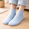 image:imageSam Edelman Womens Quarter Socks  6 PK Cushioned Cotton Scalloped Edge SocksDenimWhite