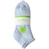 image:imageSam Edelman Womens Quarter Socks  6 PK Cushioned Cotton Scalloped Edge SocksDenimWhite