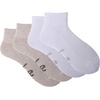 image:imageSam Edelman Womens Quarter Socks  6 PK Half Cushion with Heel TabOatmealWhite
