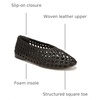 image:imageSam Edelman Womens Shira Woven FlatsBlack