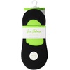 image:imageSam Edelman Womens Socks  6 PK Cotton Invisible MidCut Liner SocksBlackWhite
