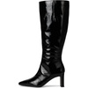 image:imageSam Edelman Womens Sylvia BootsBlack Patent Wide Calf