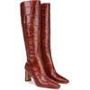 image:imageSam Edelman Womens Sylvia BootsNew Cognac Croco Leather