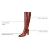 image:imageSam Edelman Womens Sylvia BootsNew Cognac Wide Calf