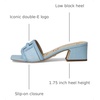 image:imageSam Edelman Womens Waylon Heeled SandalBlue Breeze