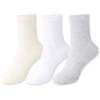 image:imageSam Edelman Womens Anklet Socks  3 PK Mesh Cotton Slouchy SocksIvoryWhiteGrey