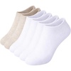 image:imageSam Edelman Womens Low Cut Socks  6 PK Half Cushion Soft Socks for SneakersOatmealWhite
