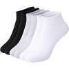 image:imageSam Edelman Womens Quarter Socks  6 PK Half Cushion with Heel TabBlackWhiteGrey