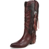 image:imageSam Edelman Womens Rhett Western Fringe BootsFrench MerlotFrench Burgundy