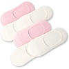 image:imageSam Edelman Womens Socks  6 PK Cotton Invisible MidCut Liner SocksBallet SlipperIvory