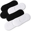 image:imageSam Edelman Womens Socks  6 PK Cotton Invisible MidCut Liner SocksBlackWhite