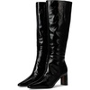 Black Patent Wide Calf