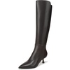 Chocolate Brown Wide Calf