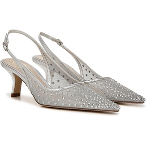 image:imageSam Edelman Bianka Sling MeshSoft Silver Mesh