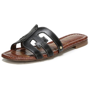 image:imageSam Edelman Womens Bay Flat SandalBlack Leather