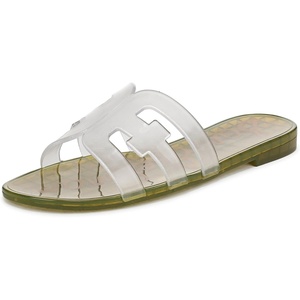image:imageSam Edelman Womens Bay Jelly SlidesClearGreen Limon