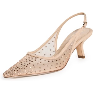 image:imageSam Edelman Womens Bianka Slingback PumpsBeechwood Glitz Mesh