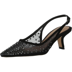 image:imageSam Edelman Womens Bianka Slingback PumpsBlack Glitz Mesh