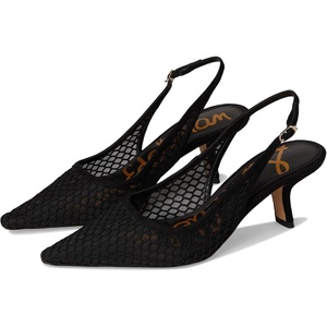 image:imageSam Edelman Womens Bianka Slingback PumpsBlack Suede Net Mesh