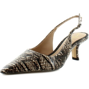 image:imageSam Edelman Womens Bianka Slingback PumpsMocha Taupe Python Print