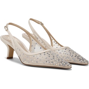 image:imageSam Edelman Womens Bianka Slingback PumpsModern Ivory Mesh Glitz