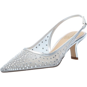 image:imageSam Edelman Womens Bianka Slingback PumpsSoft Silver Mesh
