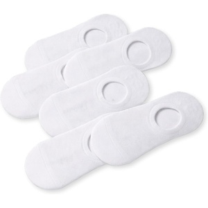 image:imageSam Edelman Womens Cotton Socks  6 PK Invisible Sneaker LinersWhite