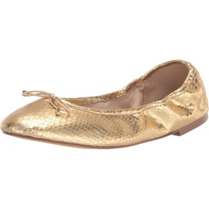 image:imageSam Edelman Womens FeliciaGold Boa Embossed Metallic