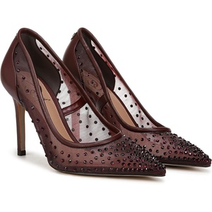 image:imageSam Edelman Womens Hazel Mesh PumpsFrench Burgundy Glitz